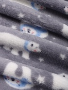 Плед новогодний, 180×200 см, корал-флис, серый - Фото 9