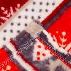 Плед новогодний, 180×200 см, корал-флис,165 г/м² - Фото 3