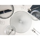 Салфетки сервировочные на стол Доляна «Вира», 4 шт., d=38 см, серебряные - Фото 6