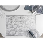 Набор салфеток сервировочных на стол Доляна «Веер», 4 шт, 30×45 см, цвет серебряный - Фото 4