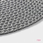 Салфетки сервировочные на стол Доляна «Рэй», 4 шт., d=38 см, светло-серый - Фото 4