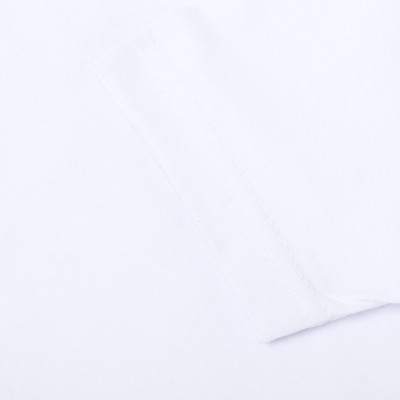 Футболка детская однотонная, белая, рост 128 см