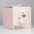 Коробка подарочная складная, упаковка, «SPA GIRL», 18 х 18 х 18 см - Фото 2