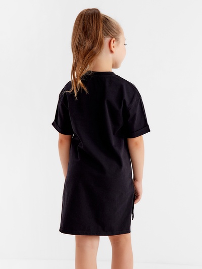 Футболка для девочки KAFTAN: Trendy, размер 30 (98-104 см), чёрная