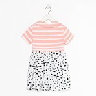 Платье детское на пуговках KAFTAN "Amore" р.32 (110-116) - фото 41984929