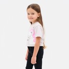 Футболка детская укороченная KAFTAN "Unicorn" р.30 (98-104) - фото 26311168