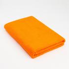 Полотенце махровое Экономь и Я 70х130 см, цв. оранжевый, 100% хлопок, 320 гр/м2 - фото 9355852