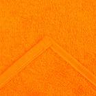 Полотенце махровое Экономь и Я 70х130 см, цв. оранжевый, 100% хлопок, 320 гр/м2 - Фото 3