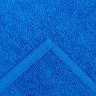 Полотенце махровое Экономь и Я 70х130 см, цв. синий, 100% хлопок, 320 гр/м2 - Фото 3