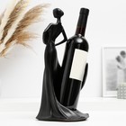 Подставка под бутылку "Леди" черная, 16х14х35см - фото 25494638