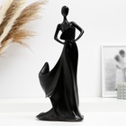 Подставка под бутылку "Леди" черная, 16х14х35см - фото 25494639