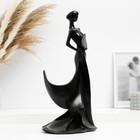 Подставка под бутылку "Леди" черная, 16х14х35см - фото 25494640