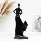 Подставка под бутылку "Леди" черная, 16х14х35см - фото 25494641