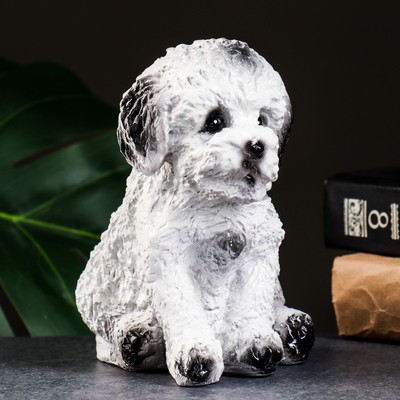 Копилка для денег «Пудель», гипс, 15×14 см