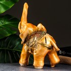 Копилка "Слон" золотой, 30х25см - Фото 3