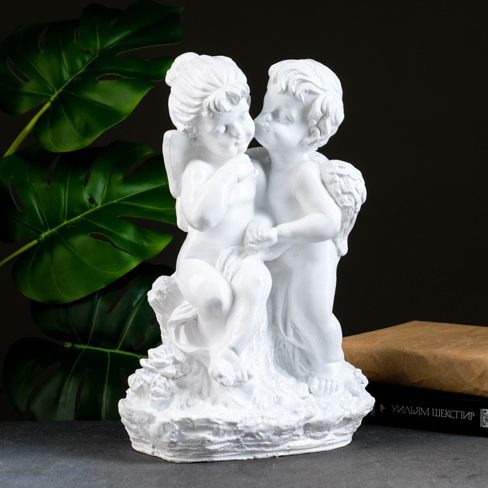 Фигура гипс «Пара ангелочков», 35.5×24 см - Фото 1