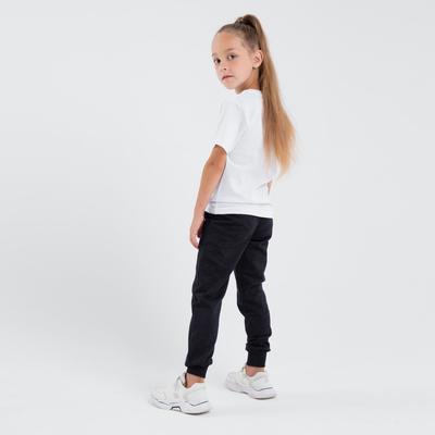 Брюки для девочки НАЧЁС, цвет тёмно-серый меланж, рост 140 см (10)