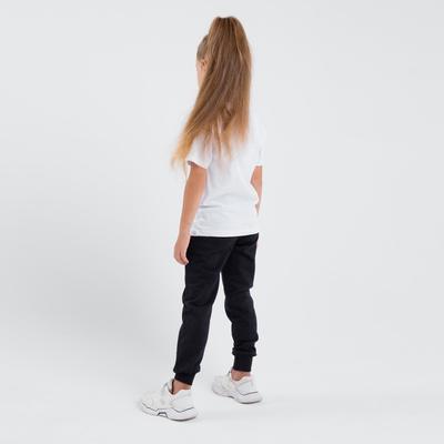 Брюки для девочки НАЧЁС, цвет тёмно-серый меланж, рост 140 см (10)