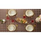 Скатерть "Этель" Geometry 150*220 +/-3см, цв.кофейный, пл. 192 г/м2, хл с ВГМО - фото 50838842