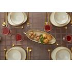 Скатерть "Этель" Geometry 150*220 +/-3см, цв.кофейный, пл. 192 г/м2, хл с ВГМО - фото 50838843