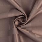 Скатерть "Этель" Geometry 150*220 +/-3см, цв.кофейный, пл. 192 г/м2, хл с ВГМО - фото 50838845