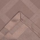 Скатерть "Этель" Geometry 150*220 +/-3см, цв.кофейный, пл. 192 г/м2, хл с ВГМО - фото 50838846