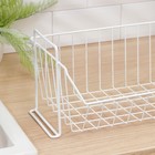 Ящик для хранения Доляна, универсальный, цвет белый - фото 24586396