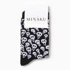 Носки MINAKU «Крик», цвет чёрный, размер 36-37 (23 см) - Фото 3