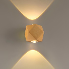 

Бра DIAMANTA, 4Вт LED, 3200К, 358лм, цвет золото
