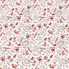 Бумага упаковочная новогодняя глянцевая «Рождество», двусторонняя, 70×100 см - Фото 4