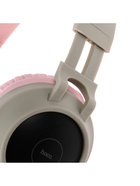 Наушники беспроводные, накладные, с ушками кошки, Hoco W27, Bluetooth 5.0, с микрофоном, с подсветкой, 300 мАч, серые - Фото 9