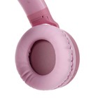 Наушники Hoco W27, беспроводные, накладные, микрофон, Bluetooth 5.0, 300 мАч, подсветка, розовые - Фото 6