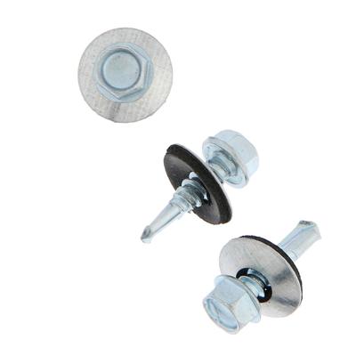 Саморезы кровельные ТУНДРА krep с буром 5.5×19 мм, цинк, 70 шт.