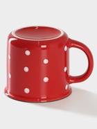 Кружка фарфоровая Доляна «Божья коровка», 370 мл, цвет красный - Фото 4