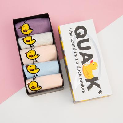 Носки женские KAFTAN Quak, набор 5 пар, размер 35-38