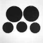 Настенные зеркала «Бамбук», набор - 5 шт., d зеркальной поверхности 20,5/13 см, цвет золотистый - Фото 5