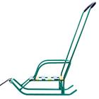 Санки детские «Ветерок 6», с ручкой, цвет зелёный - Фото 2