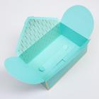 Коробка подарочная, упаковка, «Лазурный берег», 21,5 х 14 х 8 см - фото 21338092