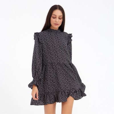 Платье мини женское MIST: Dresses, размер 46, чёрное