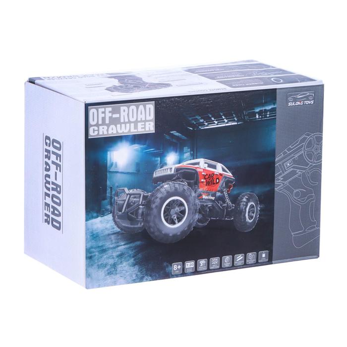 Джип радиоуправляемый «Пикап», работает от аккумулятора, цвет синий 50767