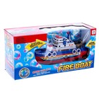 Катер радиоуправляемый «Пожарная охрана», световые и звуковые эффекты, стреляет водой - фото 24497080