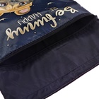 Мешок для обуви «Бульдожка» (с карманом) 42×34 см - Фото 6