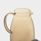 Кувшин для воды «Богема», 15×25 см, стекло, с металлической крышкой, золотистый - Фото 5