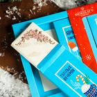 Шоколадный набор «Зима - это время...», горький, темный, молочный, 300 г - Фото 3