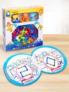 Мягкий конструктор детский «Забавные присоски», 39 деталей - Фото 5