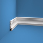 Плинтус напольный ударопрочный, 100×24×2000 мм, цвет белый - Фото 3