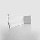 Плинтус напольный ударопрочный, 100×24×2000 мм, цвет белый - Фото 3