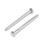 Шуруп-болт ТУНДРА, сантехнический, оцинкованный, DIN 571, М6х70 мм, 4 шт - Фото 2