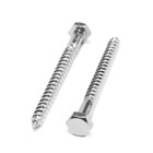 Шуруп-болт ТУНДРА, сантехнический, оцинкованный, DIN 571, М6х70 мм, 4 шт - Фото 4