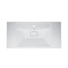Раковина AM.PM M50AWPX1001WG INSPIRE V2.0, мебельная, искусственный мрамор, перелив, белый - Фото 1
